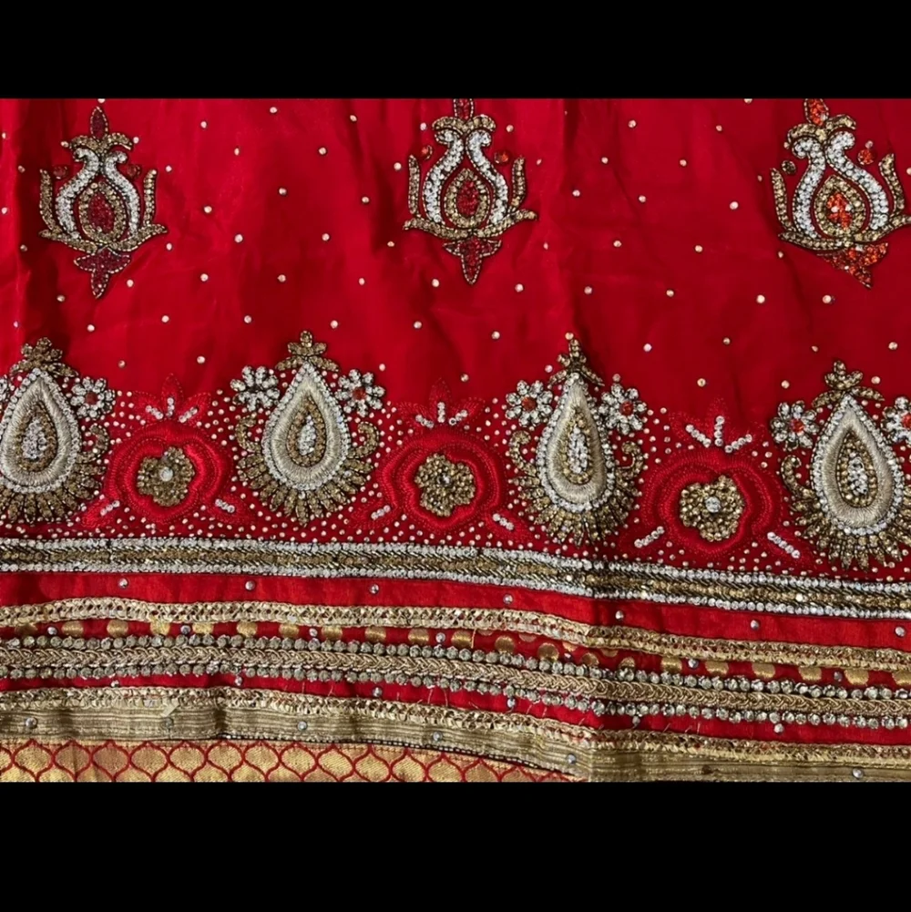 Custom Made Heavy Stonework Rhinestone Embroidered Salwar Kameez - Picture 4 of 5